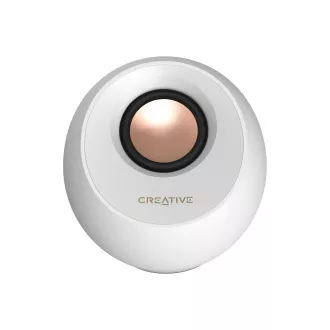 Creative repro Pebble Pro - mobilní reproduktor - bílý