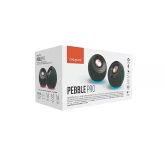 Creative repro Pebble Pro - mobilní reproduktor - bílý