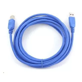 GEMBIRD Kabel USB 3.0 A-B propojovací 3m (modrý)