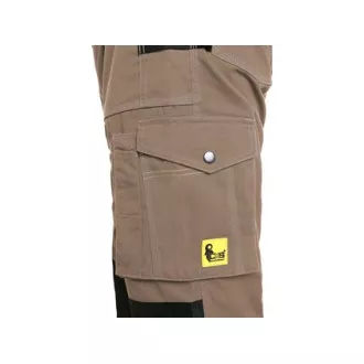 Zahradníky CXS STRETCH, pánské, béžovo-černé, vel. 56