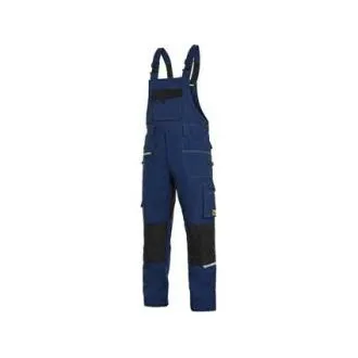 Zahradníky CXS STRETCH, pánské, tmavě modré-černé, vel. 60