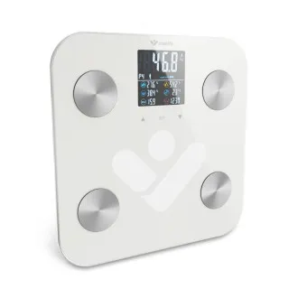 TrueLife FitScale W7 BT - Bioelektrická impedanční bluetooth váha - bílá