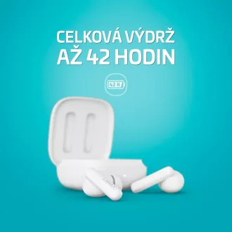 LAMAX Clips1 Plus - špuntová sluchátka - bílé