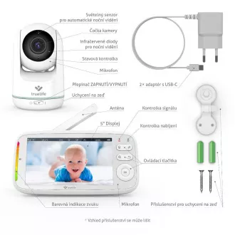 TrueLife NannyCam R5 - digitální video chůvička