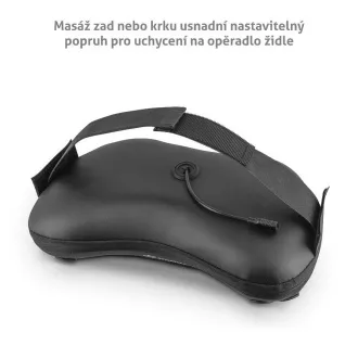 TrueLife RelaxBack B3 Charge - masážní polštář s dobíjecí baterií