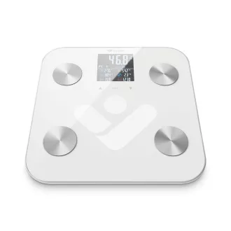 TrueLife FitShape S6 BT - Bioelektrická impedanční bluetooth váha - bílá