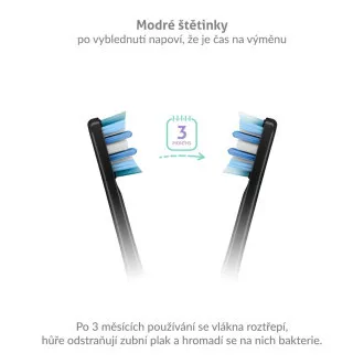 TrueLife SonicBrush Clean-series heads Whiten black 8 pack TrueLife SonicBrush Clean-series heads Whiten black 8 pack