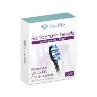 TrueLife SonicBrush Clean-series heads Whiten black 8 pack TrueLife SonicBrush Clean-series heads Whiten black 8 pack