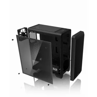 ZALMAN skříň S2, ATX bez zdroje ZALMAN skříň S2, ATX bez zdroje