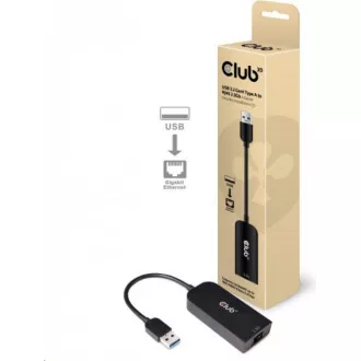 Club3D Adaptér USB 3.2 Gen 1 Typ A na RJ45 2.5Gb, 24cm