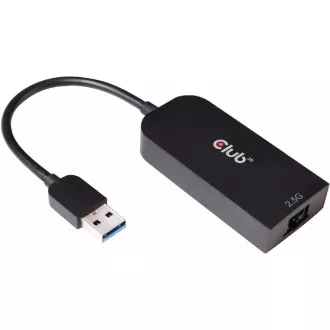 Club3D Adaptér USB 3.2 Gen 1 Typ A na RJ45 2.5Gb, 24cm
