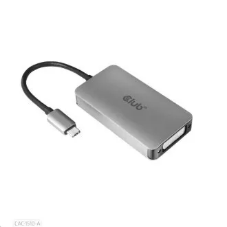 Club3D Adaptér aktivní USB 3.2 typ C na DVI-D Dual Link 4K30Hz pro Apple Cinema Display, HDCP off Club3D Adaptér aktivní USB 3.2 typ C na DVI-D Dual Link 4K30Hz pro Apple Cinema Display, HDCP off