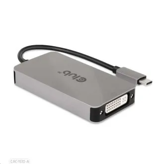 Club3D Adaptér aktivní USB 3.2 typ C na DVI-D Dual Link 4K30Hz pro Apple Cinema Display, HDCP off Club3D Adaptér aktivní USB 3.2 typ C na DVI-D Dual Link 4K30Hz pro Apple Cinema Display, HDCP off
