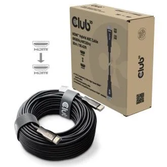 Club3D Kabel aktivní hybridní optický HDMI 2.1 8K60Hz/4K120Hz, (M/M), 30m Club3D Kabel aktivní hybridní optický HDMI 2.1 8K60Hz/4K120Hz, (M/M), 30m