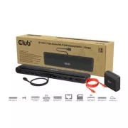Club3D Dokovací stanice USB-C 12v1, 2xHDMI, 1xDP, 2xUSB-C, 3xUSB, 1xRJ45, 1x3.5mm, černá