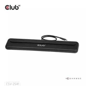 Club3D Dokovací stanice USB-C 12v1, 2xHDMI, 1xDP, 2xUSB-C, 3xUSB, 1xRJ45, 1x3.5mm, černá