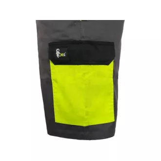 Kraťasy CXS PHOENIX ZEFYROS, pánské, šedo-žluté, vel. 56
