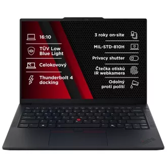LENOVO NTB ThinkPad E14 G7 - Ultra5 225U, 14" WUXGA, 16GB, 512SSD, FHD+IRcam, W11P