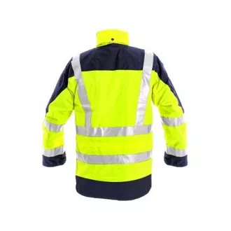 Pánská reflexní bunda LONDON, 5v1, žluto-modrá, vel. 2XL