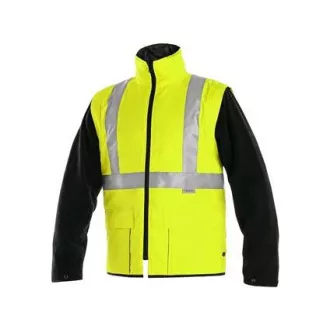 Pánská reflexní bunda LONDON, 5v1, žluto-modrá, vel. 2XL