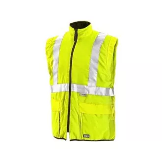 Pánská reflexní bunda LONDON, 5v1, žluto-modrá, vel. 3XL