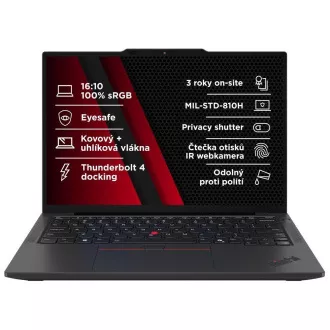 LENOVO NTB ThinkPad X13 G6 - Ultra7 255U, 13.3" WUXGA Touch, 32GB, 1TBSSD, 5MP+IRcam, 5G, W11P
