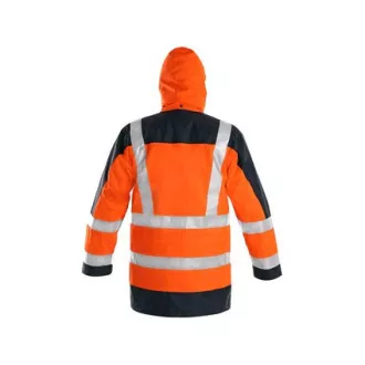 Výstražná bunda CXS LONDON, 5v1, pánská, oranžovo-modrá, vel. L