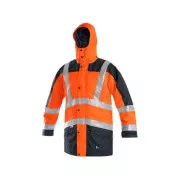Výstražná bunda CXS LONDON, 5v1, pánská, oranžovo-modrá, vel. 2XL
