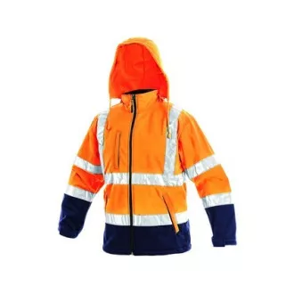 Pánská reflexní bunda DERBY, oranžovo-modrá, vel. 2XL