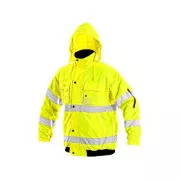Pánská reflexní bunda LEEDS, zimní, žlutá, vel. XL