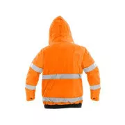 Pánská reflexní bunda LEEDS, zimní, oranžová, vel. S