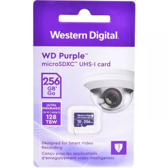 WD MicroSDXC karta 256GB Purple WDD256G1P0C Class 10 (R:100/W:60 MB/s) WD MicroSDXC karta 256GB Purple WDD256G1P0C Class 10 (R:100/W:60 MB/s)