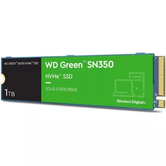 WD GREEN SSD NVMe 1TB PCIe SN350, Geb3 8GB/s, (R:3200/W:2500 MB/s)