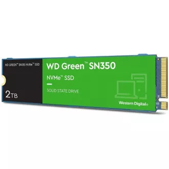 WD GREEN SSD NVMe 2TB PCIe SN350, Geb3 8GB/s, (R:3200/W:3000 MB/s)