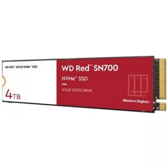 WD RED SSD NVMe 4TB PCIe SN700 Powered by SanDisk, Geb3 8GB/s, (R:3400/W:3100 MB/s) TBW 5100