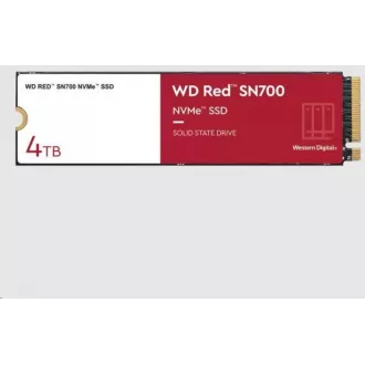 WD RED SSD NVMe 4TB PCIe SN700 Powered by SanDisk, Geb3 8GB/s, (R:3400/W:3100 MB/s) TBW 5100