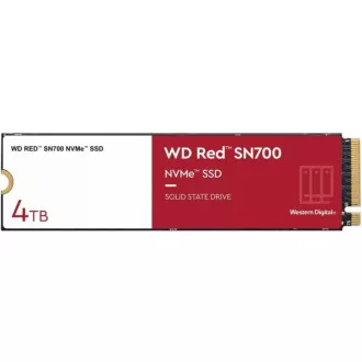 WD RED SSD NVMe 4TB PCIe SN700 Powered by SanDisk, Geb3 8GB/s, (R:3400/W:3100 MB/s) TBW 5100