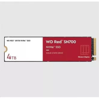 WD RED SSD NVMe 4TB PCIe SN700 Powered by SanDisk, Geb3 8GB/s, (R:3400/W:3100 MB/s) TBW 5100