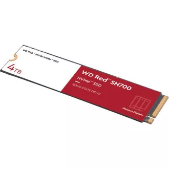 WD RED SSD NVMe 4TB PCIe SN700 Powered by SanDisk, Geb3 8GB/s, (R:3400/W:3100 MB/s) TBW 5100