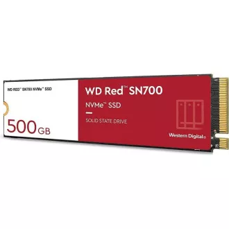 WD RED SSD NVMe 500GB PCIe SN700 Powered by SanDisk, Geb3 8GB/s, (R:3430/W:2600 MB/s) TBW 1000