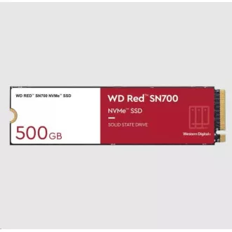 WD RED SSD NVMe 500GB PCIe SN700 Powered by SanDisk, Geb3 8GB/s, (R:3430/W:2600 MB/s) TBW 1000