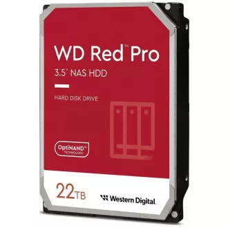 WD RED Pro NAS WD221KFGX 22TB, SATA III 3.5", 512MB 7200RPM, 265MB/s, CMR