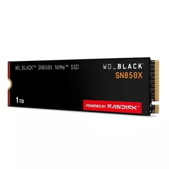 WD BLACK SSD NVMe 1TB PCIe SN850X Powered by SanDisk, Gen4, (R:7300, W:6300MB/s)