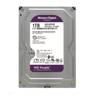WD PURPLE WD11PURZ 1TB, SATA III 3.5", 64MB 5400RPM, 110MB/s, Low Noise, CMR