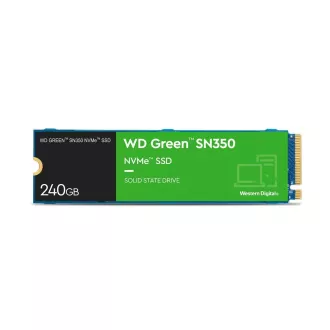 WD GREEN SSD NVMe 250GB PCIe SN350, Gen3 8GB/s, (R:2400/W:900 MB/s)