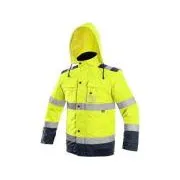 Bunda CXS LUTON, výstražná, pánská, žluto-modrá, vel. 2XL