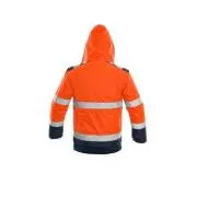 Bunda CXS LUTON, výstražná, pánská, oranžovo-modrá, vel. 2XL