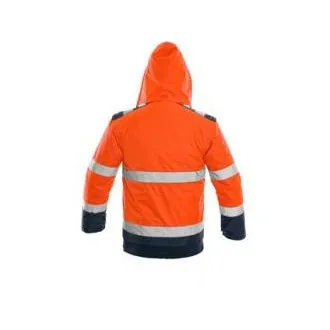 Bunda CXS LUTON, výstražná, pánská, oranžovo-modrá, vel. 3XL Bunda CXS LUTON, výstražná, pánská, oranžovo-modrá, vel. 3XL
