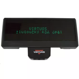 Virtuos zákaznický display FV-2029M, 2 x 20 znaků 9 mm, RS232, včetně napájení +12V