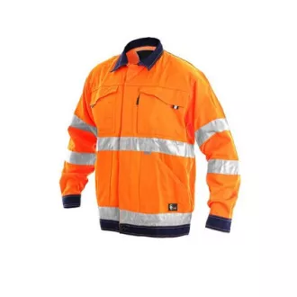 Blůza CXS NORWICH, výstražná, pánská, oranžovo-modrá, vel. 56 Blůza CXS NORWICH, výstražná, pánská, oranžovo-modrá, vel. 56